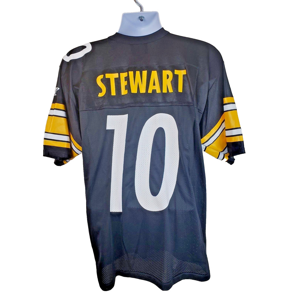 Authentic Logo Athletic Kordell Stewart #10 Slash Pittsburgh Steelers Jersey M